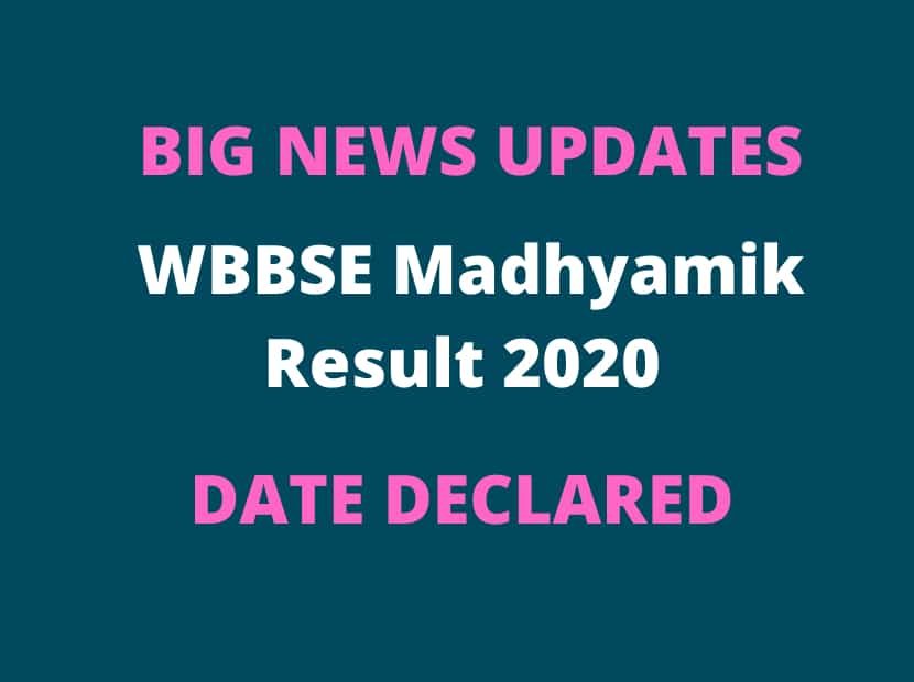 WB Madhyamik Result 2020