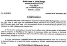 West_Bengal_govt_holiday_list_2024